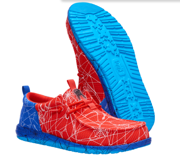 Men's Wally Funk Spider-Man Slip-On Shoes