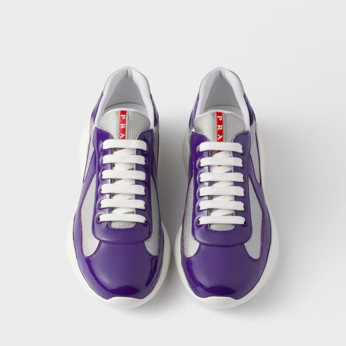 Purple Patent & Mesh Sneakers