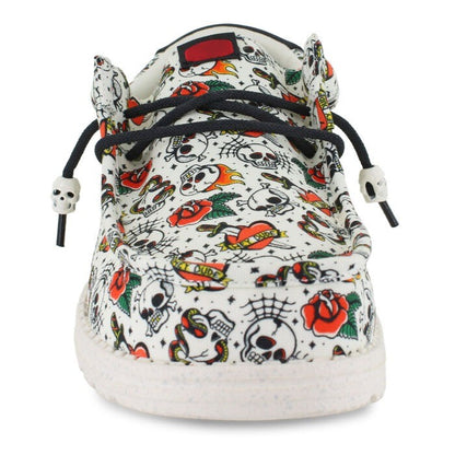 Men's Wally Tattoo Skulls Shoes