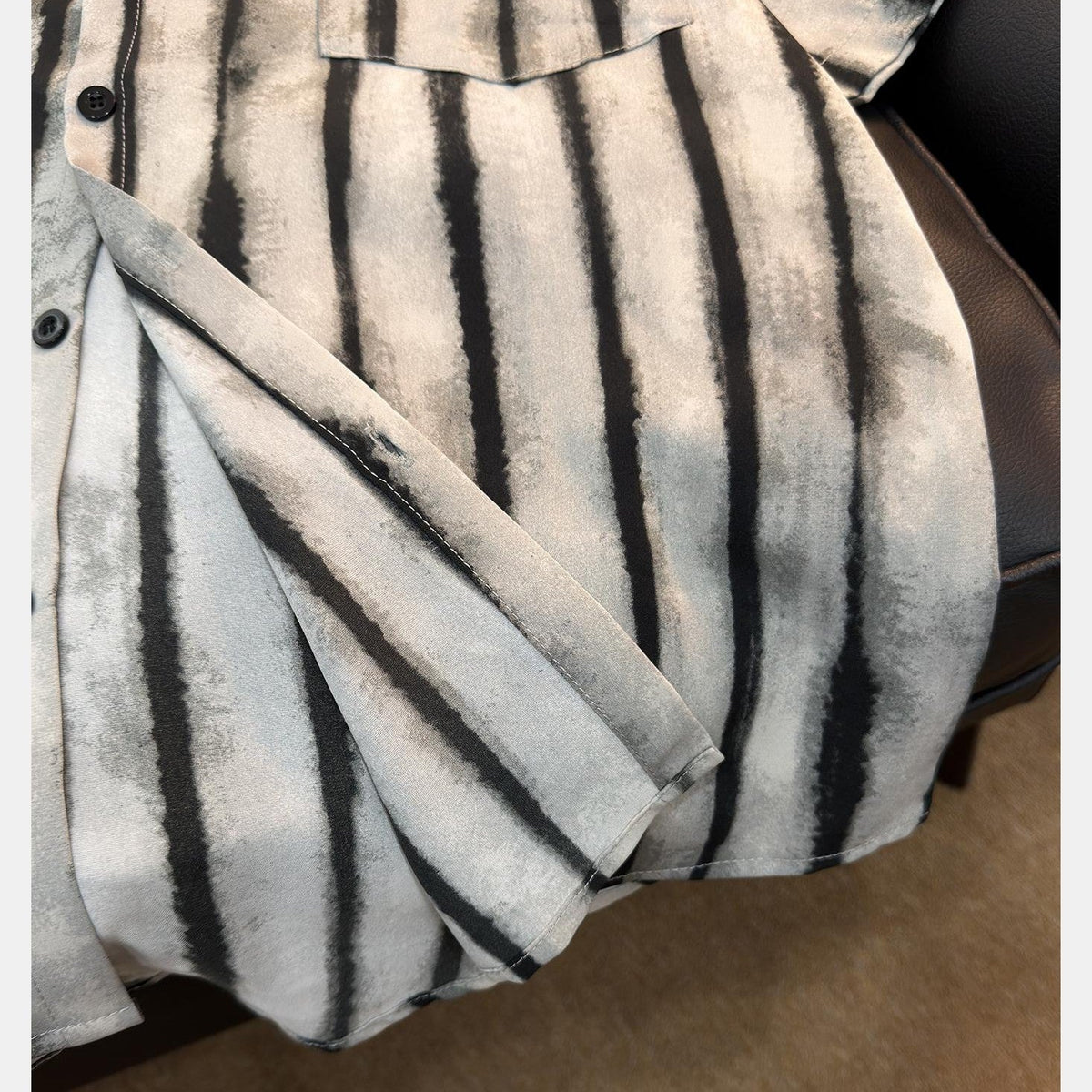 Retro Striped Loose Fit Shirt