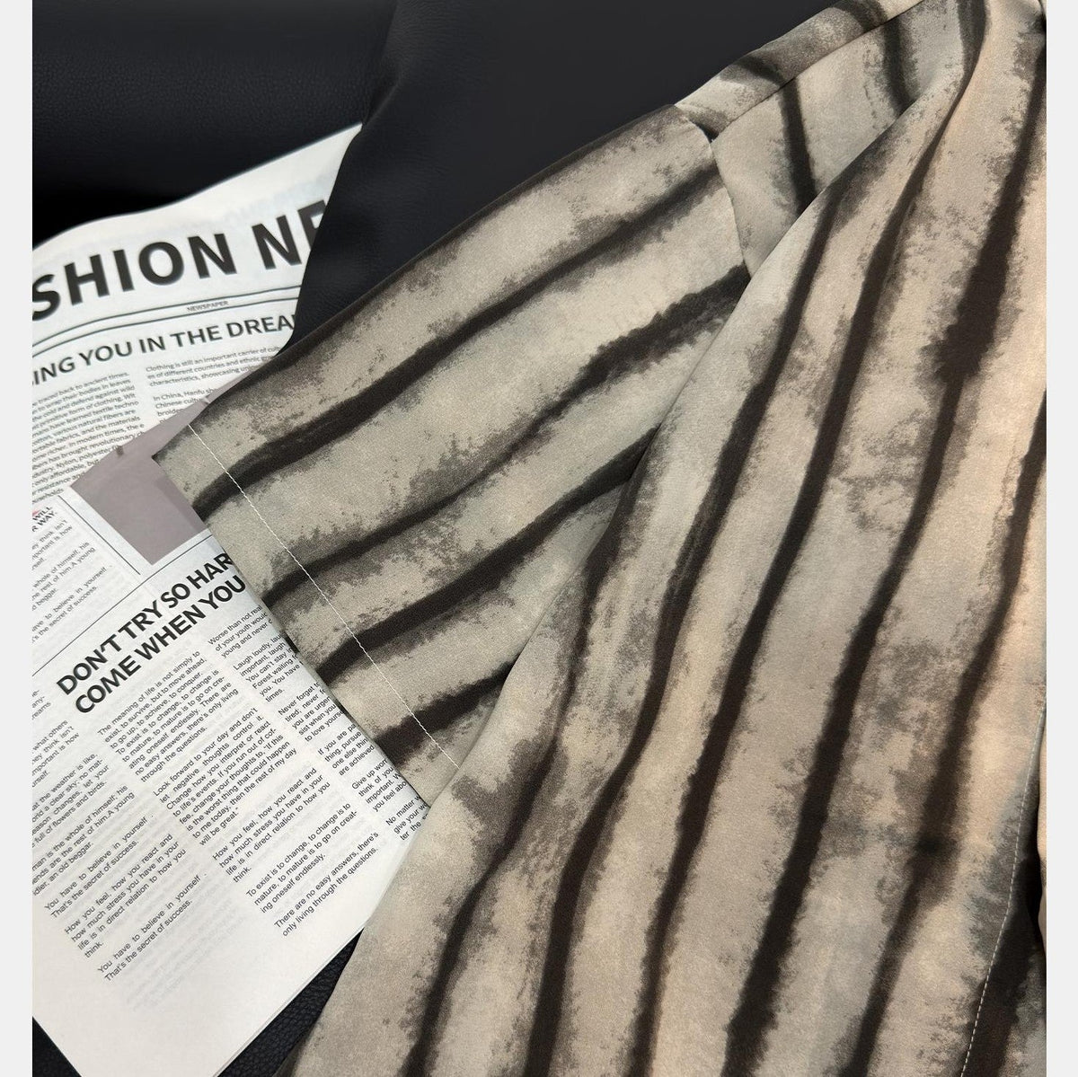 Retro Striped Loose Fit Shirt