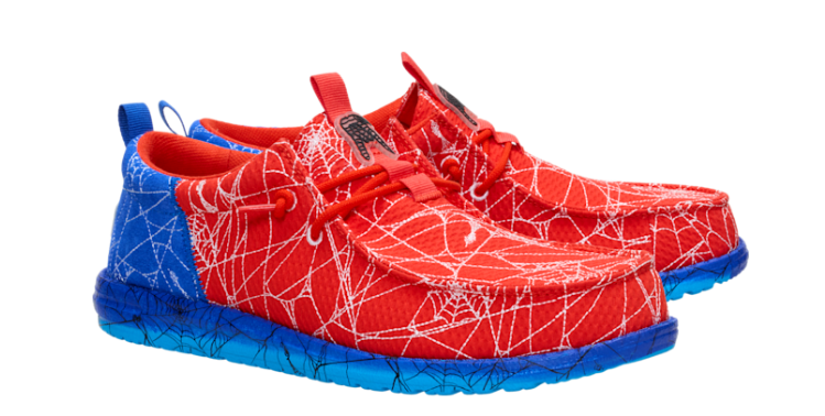 Men's Wally Funk Spider-Man Slip-On Shoes
