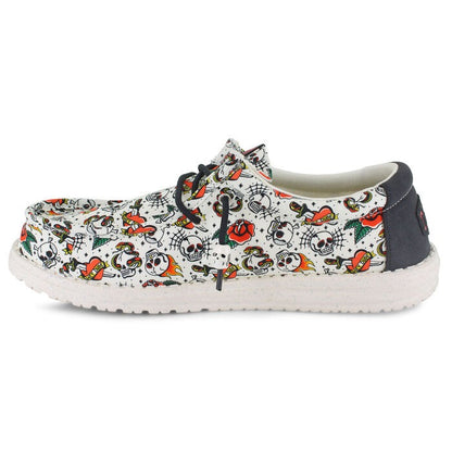 Men's Wally Tattoo Skulls Shoes