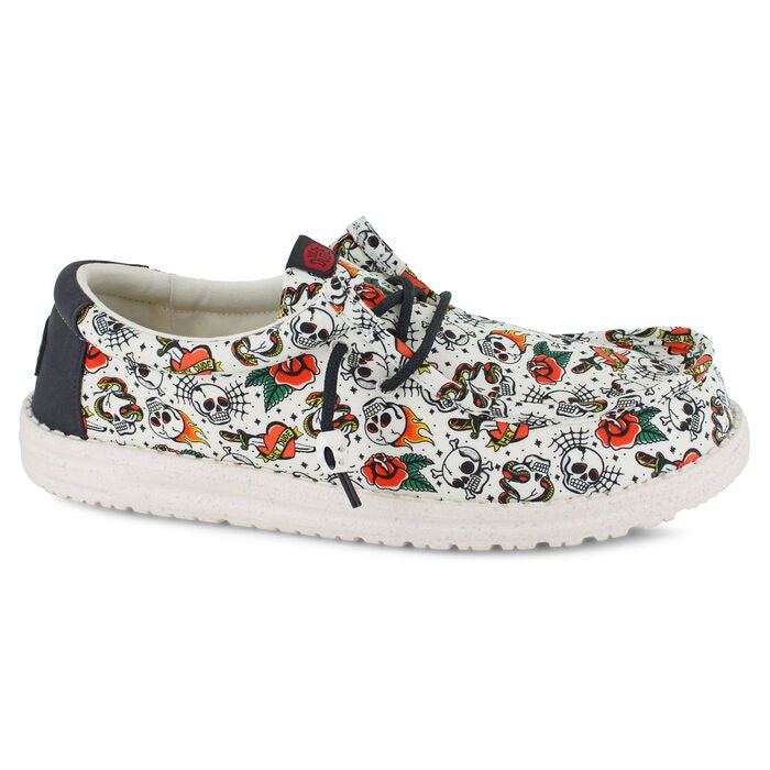 Men's Wally Tattoo Skulls Shoes