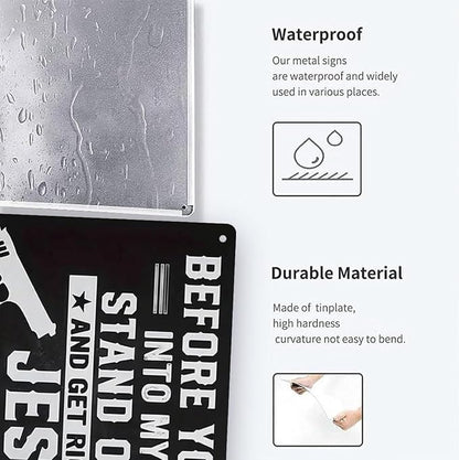 No Trespassing Metal Signs Funny Metal Signs