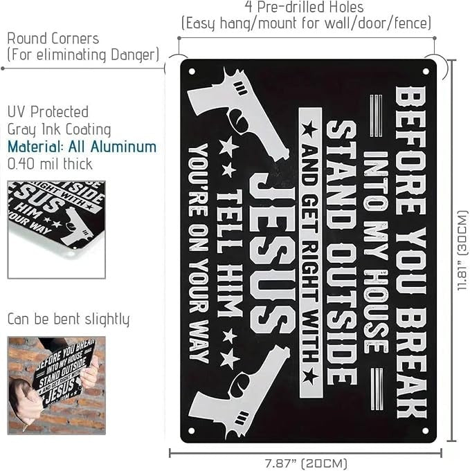 No Trespassing Metal Signs Funny Metal Signs
