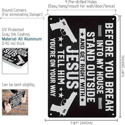 No Trespassing Metal Signs Funny Metal Signs