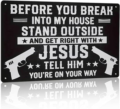 No Trespassing Metal Signs Funny Metal Signs