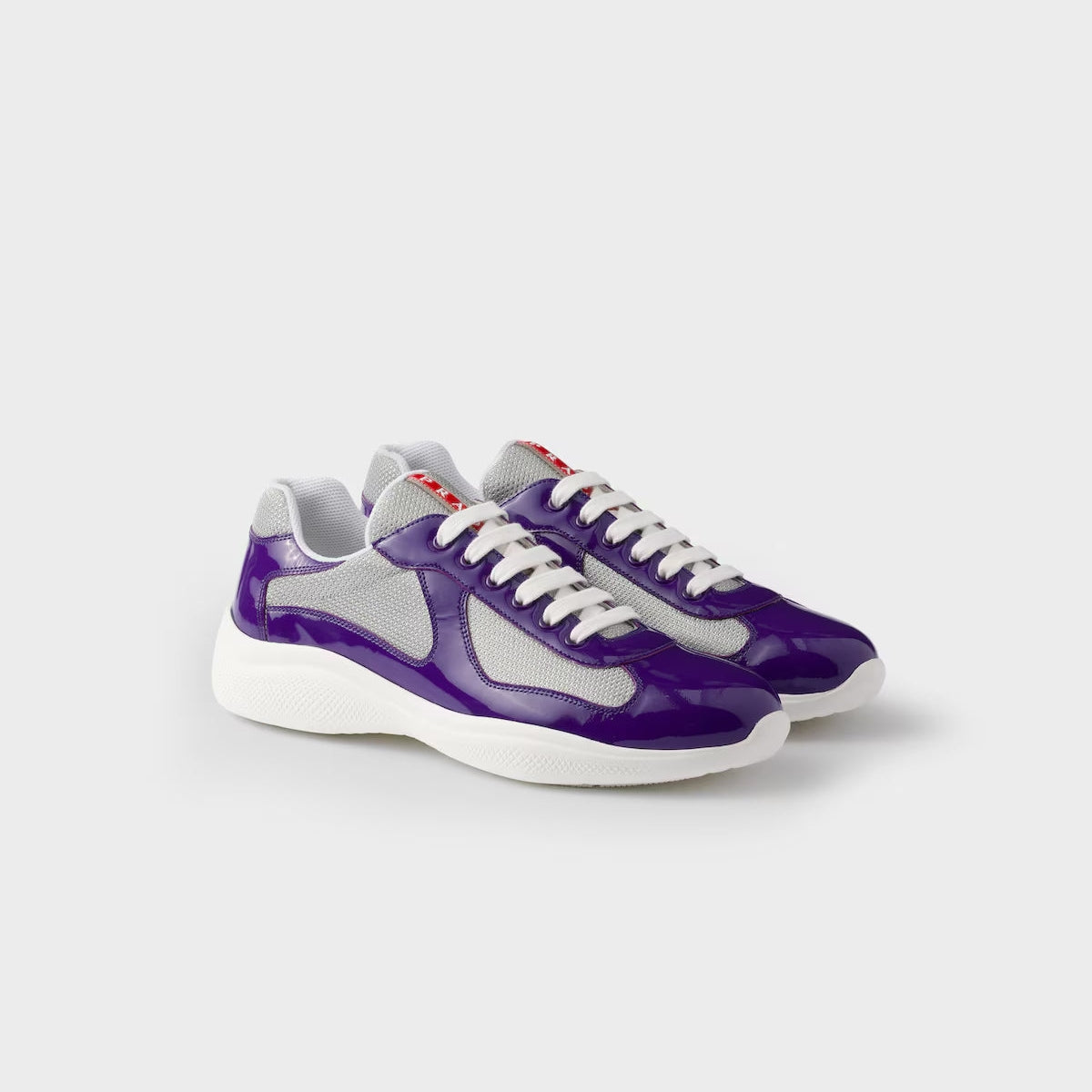 Purple Patent & Mesh Sneakers